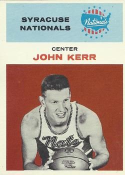 John Kerr 1961 Fleer #25 Sports Card