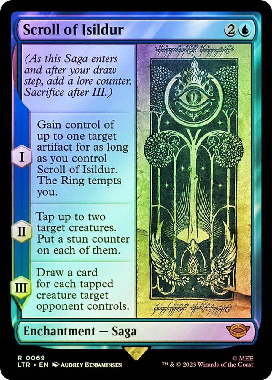 Scroll of Isildur (The Lord of the Rings - Foil) Trading Card