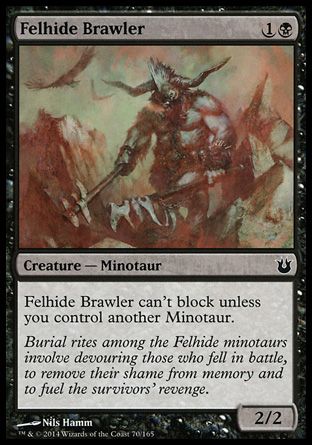 Felhide Brawler (Born of the Gods) Trading Card