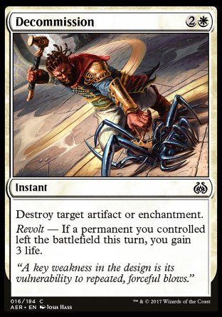 Decommission (Aether Revolt) Trading Card