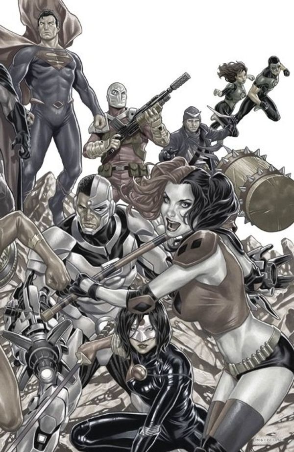 Justice League vs. Suicide Squad #1 (Midtown Comics "Virgin" Sketch Variant)