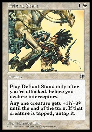 Defiant Stand (Portal) Trading Card