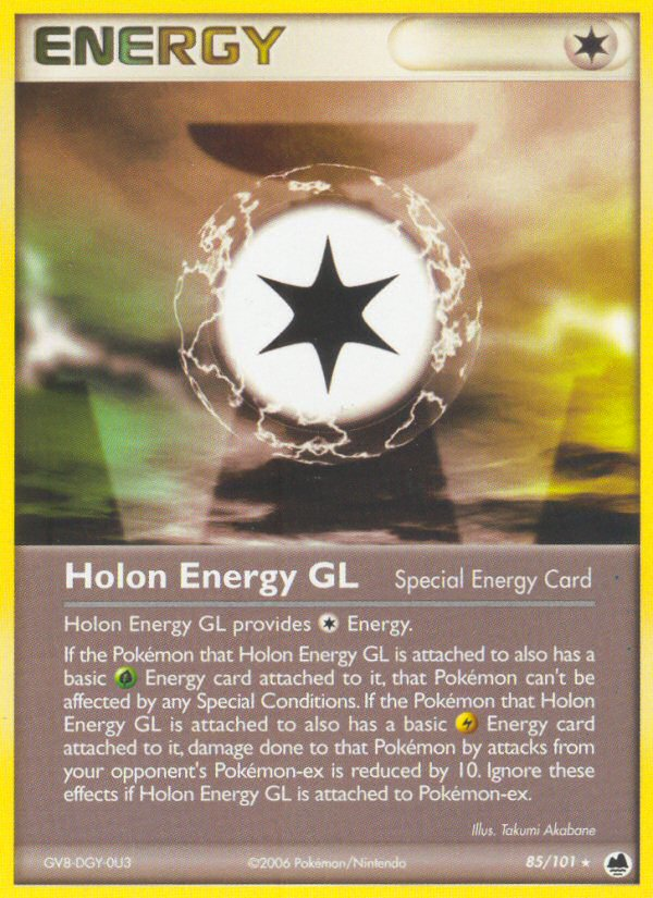 Holon Energy GL (85/101) - Dragon Frontiers Pokémon Card