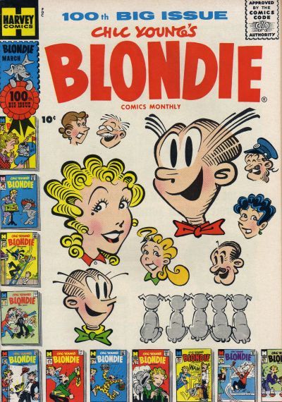 Blondie Comics Monthly #100 Comic