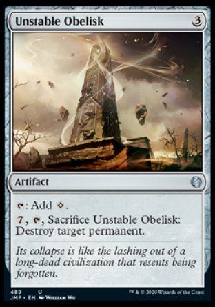 Unstable Obelisk (Jumpstart) Trading Card