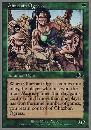 Ghazb�n Ogress (Unglued) Trading Card