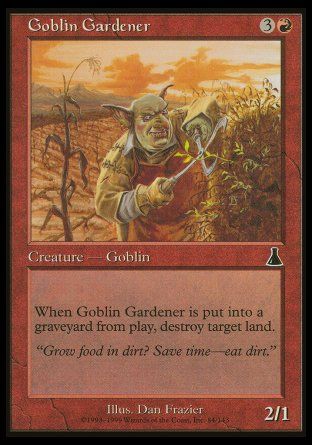 Goblin Gardener (Urza's Destiny) Trading Card