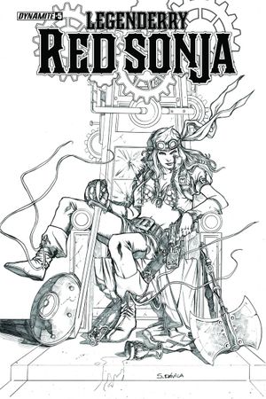 Legenderry Red Sonja #5 (10 Copy Davila B&amp;w Cover)