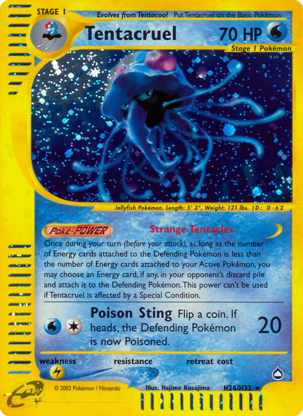 Tentacruel (H26) - Aquapolis Pokémon Card