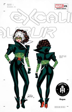Excalibur #21 (Dauterman Rogue Design Variant Gala)