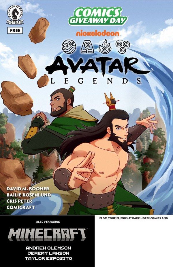 Comics Giveaway Day 2026: Avatar Legends / Minecraft – Heart of Cobblestone #1 Comic