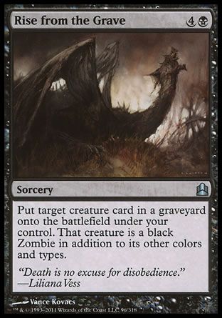 Rise from the Grave (MTG Commander) Trading Card