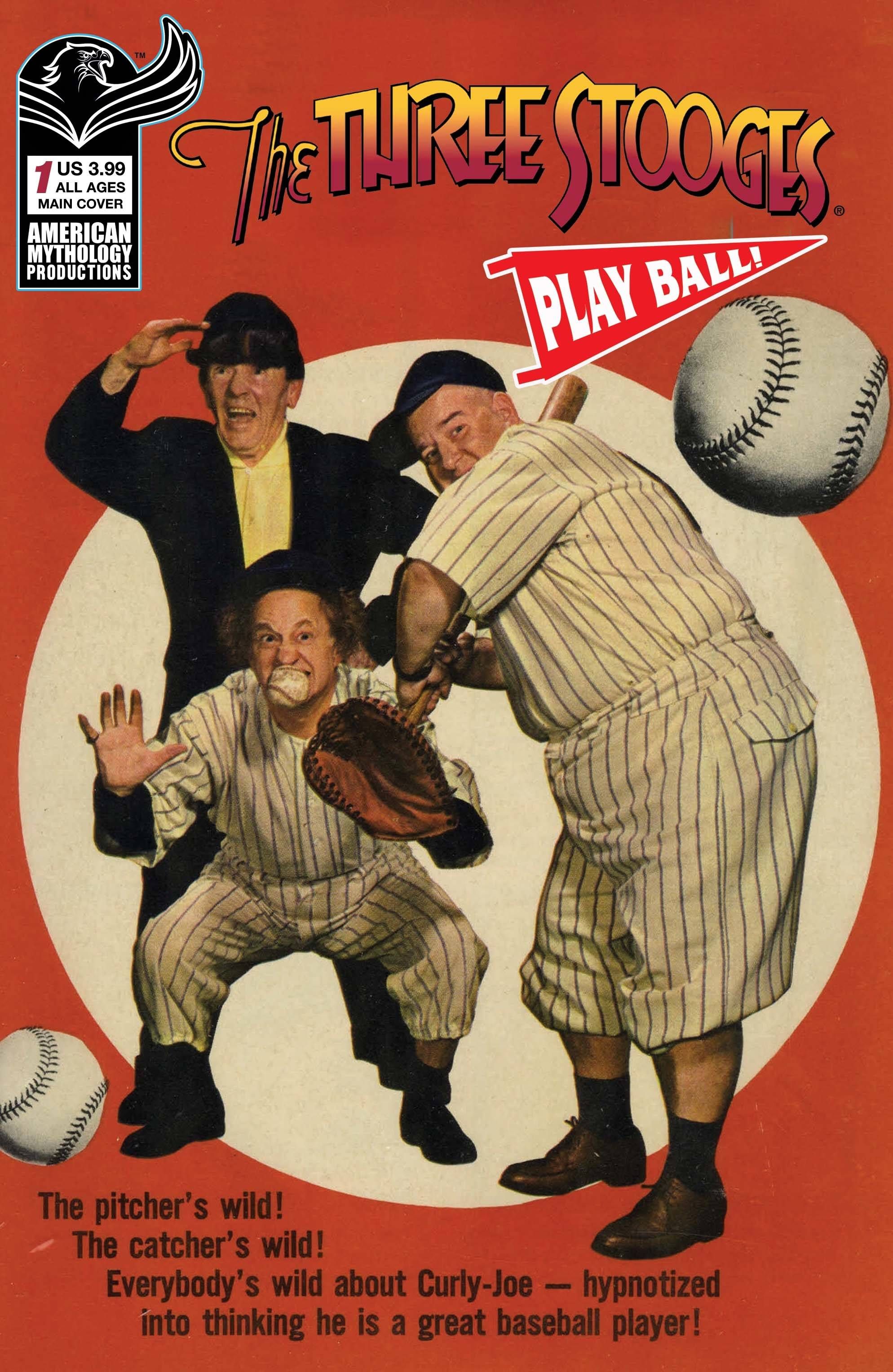 Three Stooges: Play Ball! Comic
