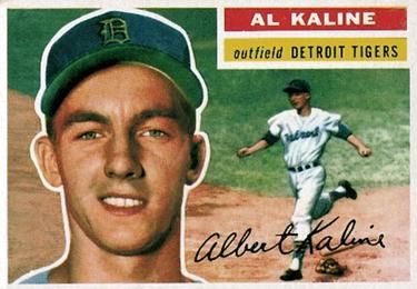 Al Kaline 1956 Topps #20 (White Back) Sports Card