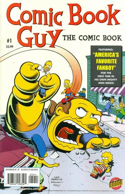 Bongo Comics Presents Comic Book Guy: The Comic Book #1 Comic