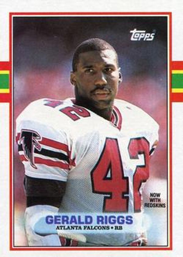 Gerald Riggs 1989 Topps #342