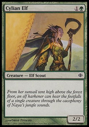 Cylian Elf (Shards of Alara) Trading Card