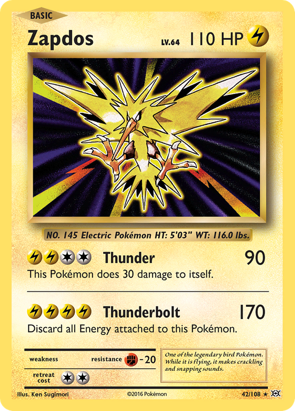 Zapdos (42/108) - Evolutions