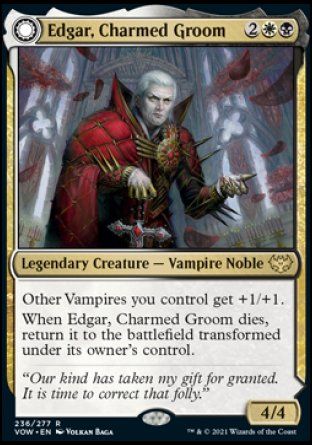 Edgar, Charmed Groom (Innistrad: Crimson Vow) Trading Card