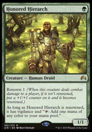 Honored Hierarch (Magic Origins) Trading Card