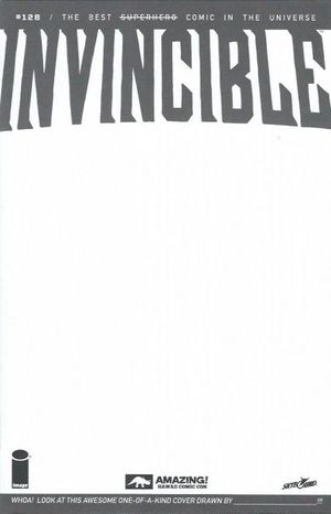 Invincible #128 (Amazing! Hawaii Comic Con Blank Sketch Variant)
