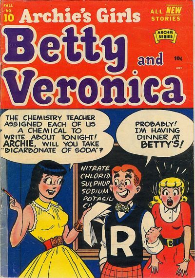Archie's Girls Betty and Veronica #10 Comic