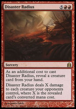 Disaster Radius (MTG Commander)