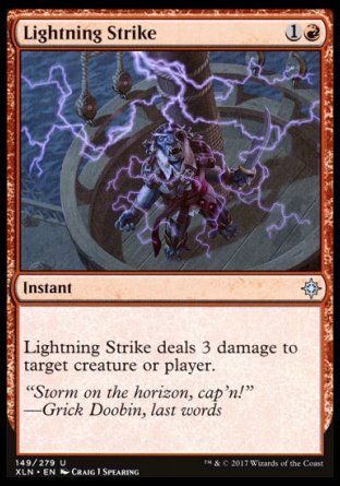 Lightning Strike (Ixalan) Trading Card