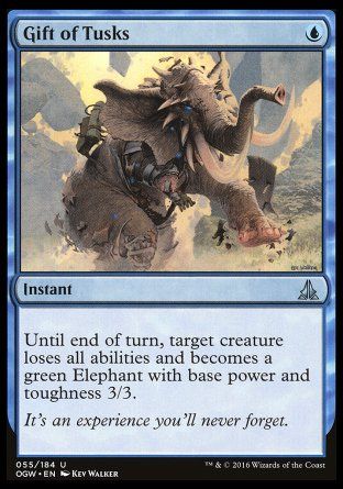 Gift of Tusks (Oath of the Gatewatch) Trading Card