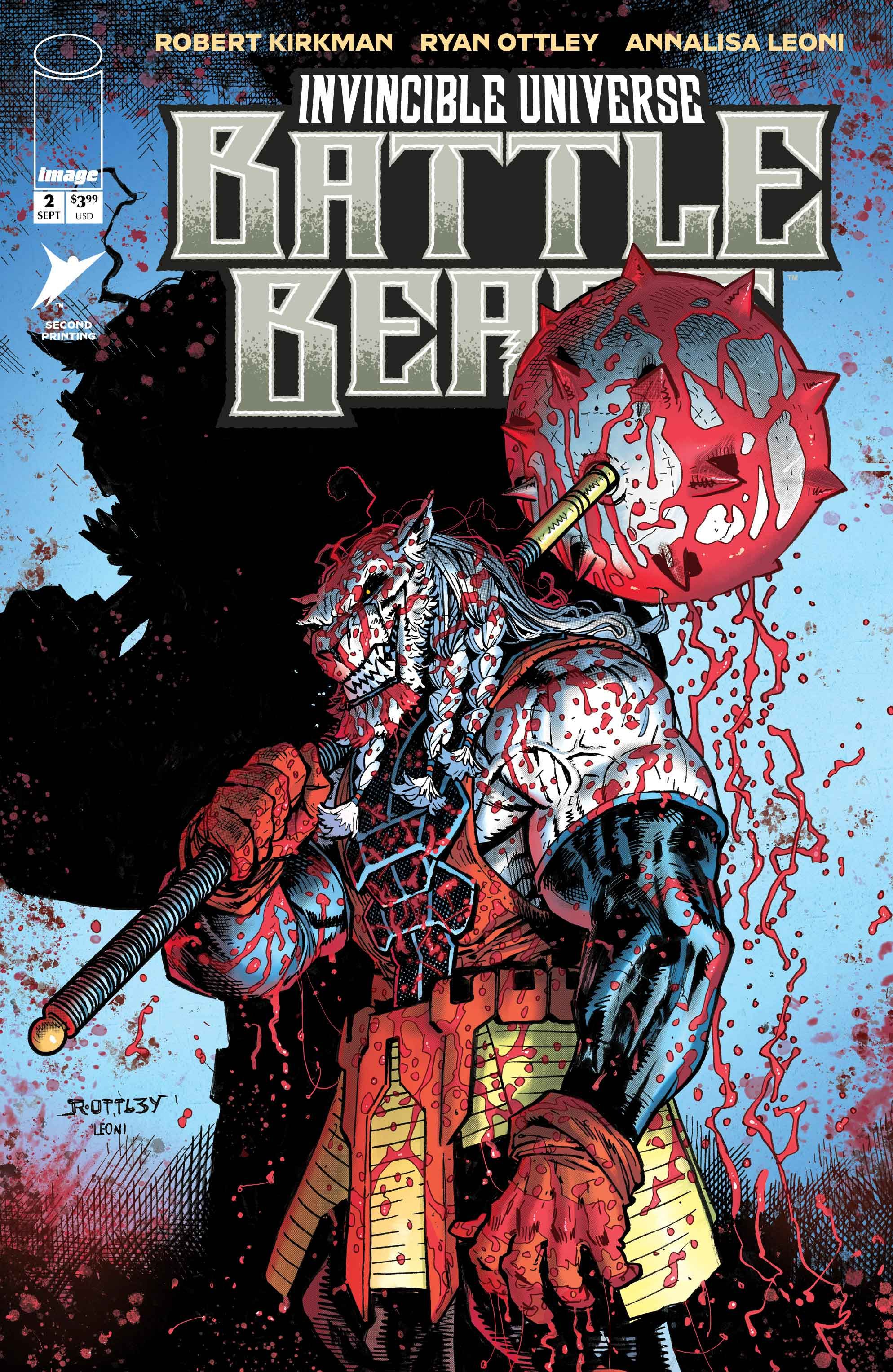 Invincible Universe: Battle Beast #2 (2nd Ptg Cvr B Ryan Ottley & Annalisa Leoni Variant) Comic