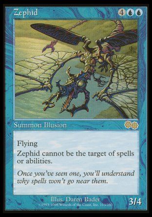 Zephid (Urza's Saga) Trading Card