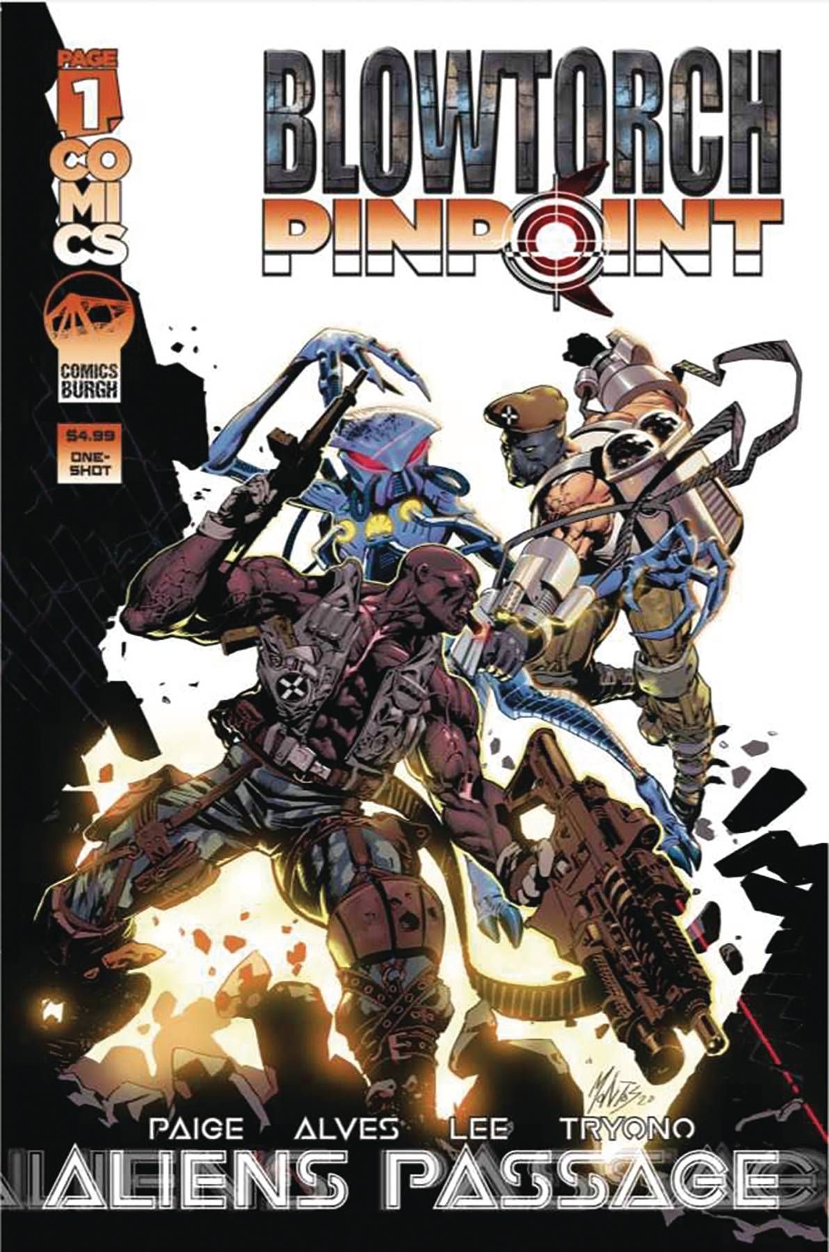 Blowtorch / Pinpoint: Aliens Passage #1 Comic