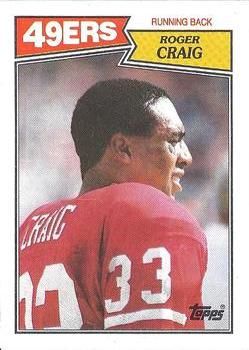 Roger Craig 1987 Topps #113 Sports Card