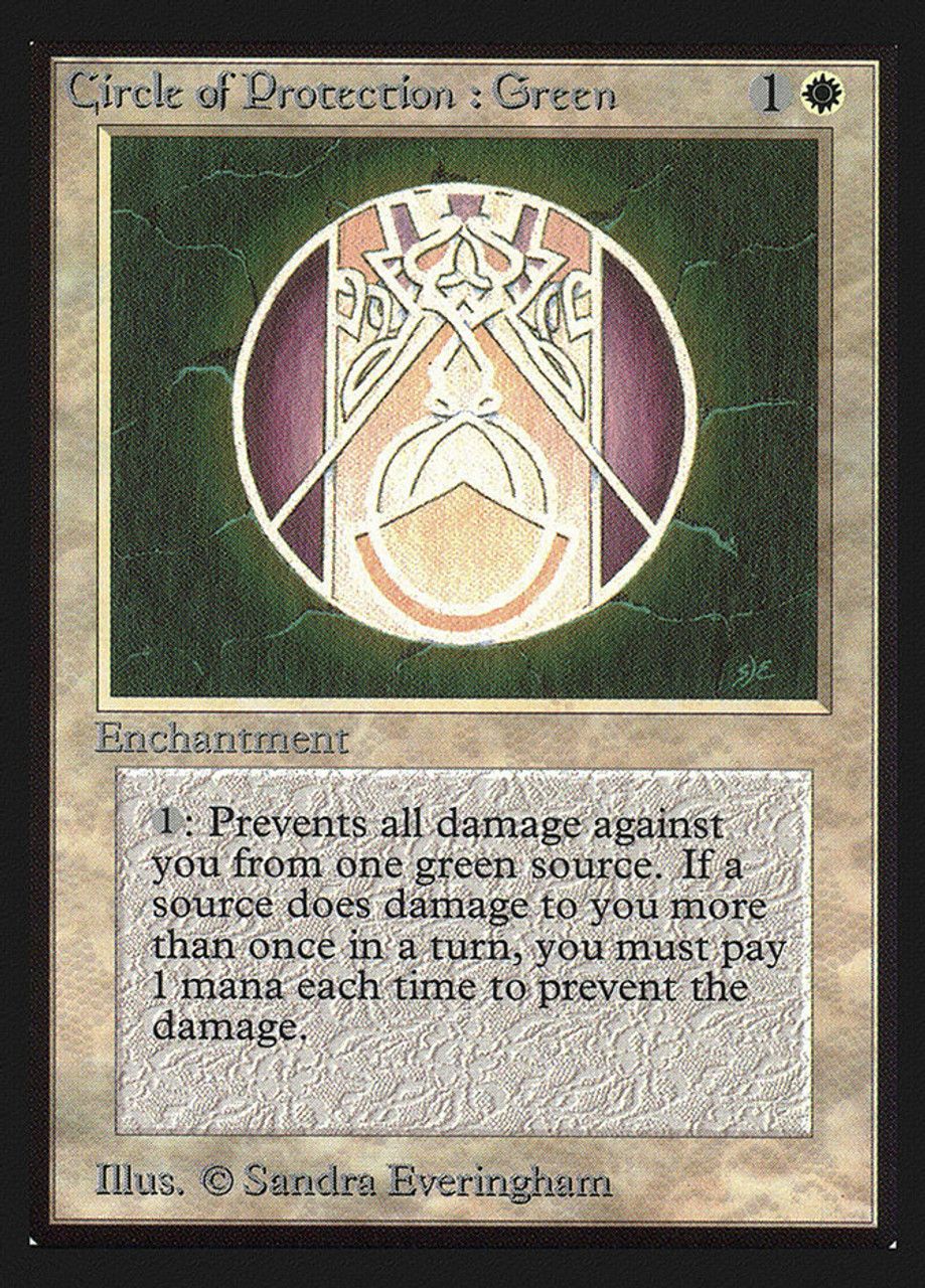 Circle of Protection: Green (Collector's Edition) Trading Card