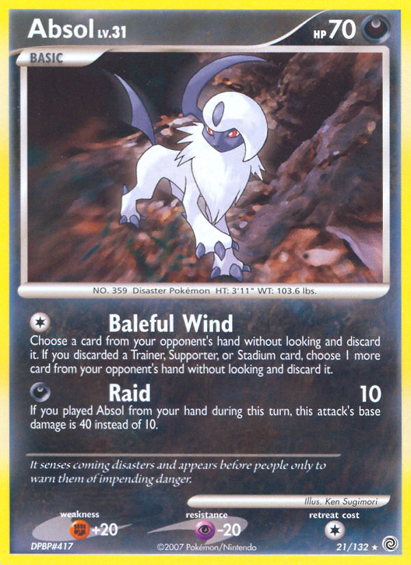 Absol (21/132) - Secret Wonders Pokémon Card