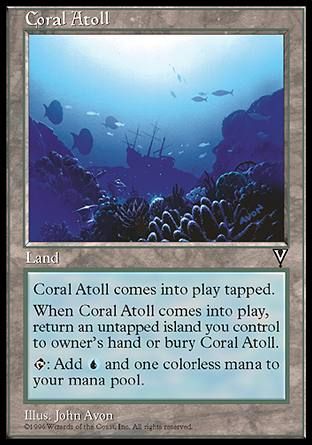 Coral Atoll (Visions) Trading Card