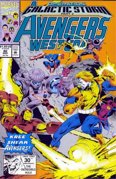 Avengers West Coast #80 Comic