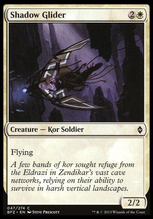 Shadow Glider (Battle for Zendikar) Trading Card