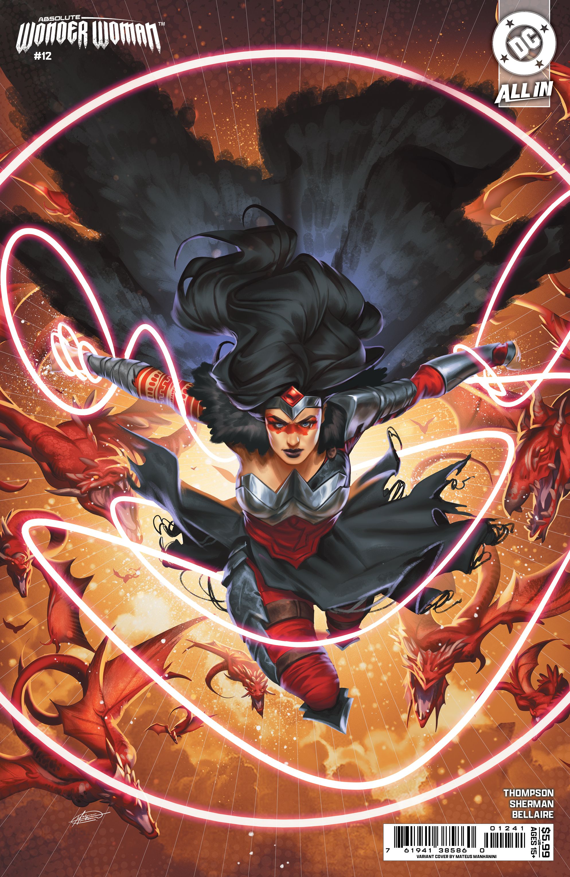 Absolute Wonder Woman #12 (Cvr D Mateus Manhanini Card Stock Variant) Comic