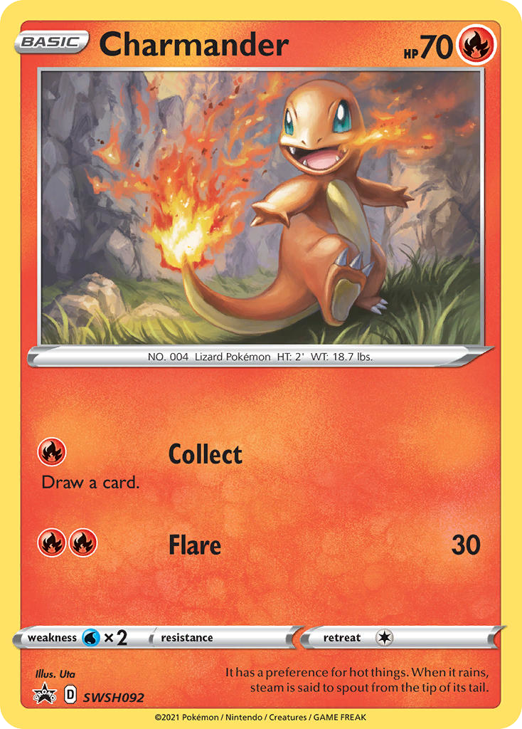 Charmander (SWSH092) - SWSH Black Star Promos Pokémon Card