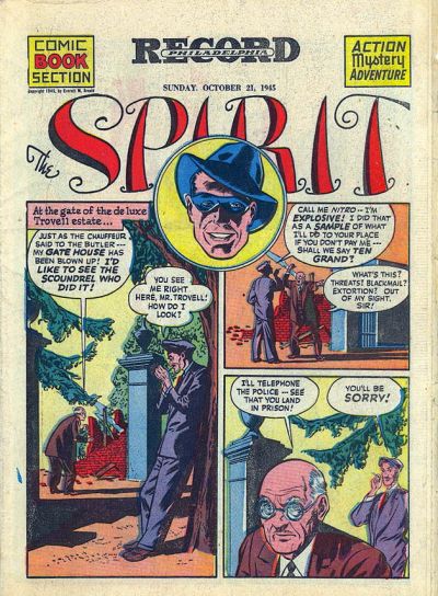 Spirit Section #10/21/1945 Comic