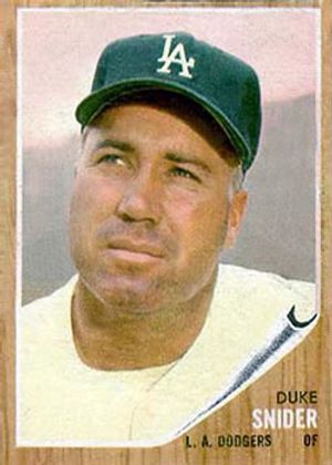 Duke Snider 1962 Topps #500