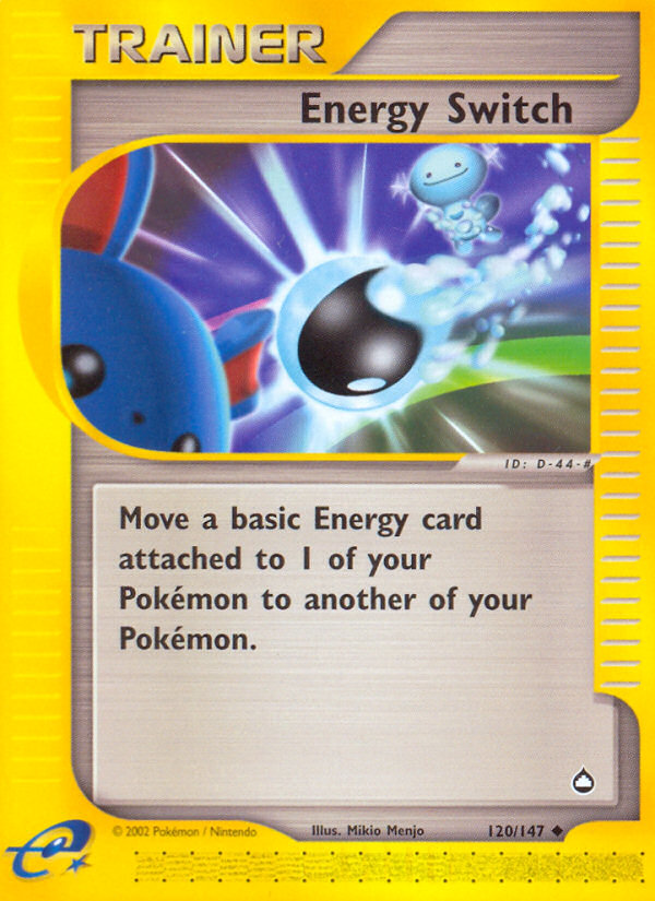 Energy Switch (Trainer) (120/147) - Aquapolis Pokémon Card