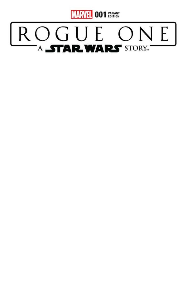 Star Wars: Rogue One Adaptation #1 (Blank Variant)