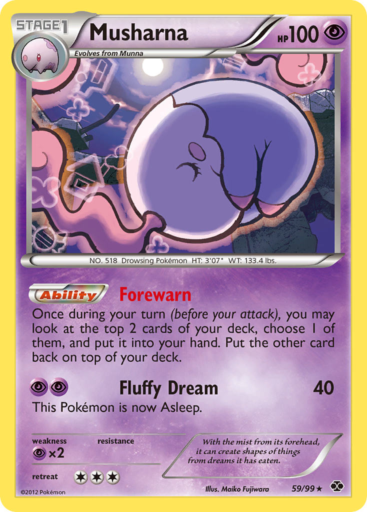 Musharna (59/99) - Next Destinies Pokémon Card