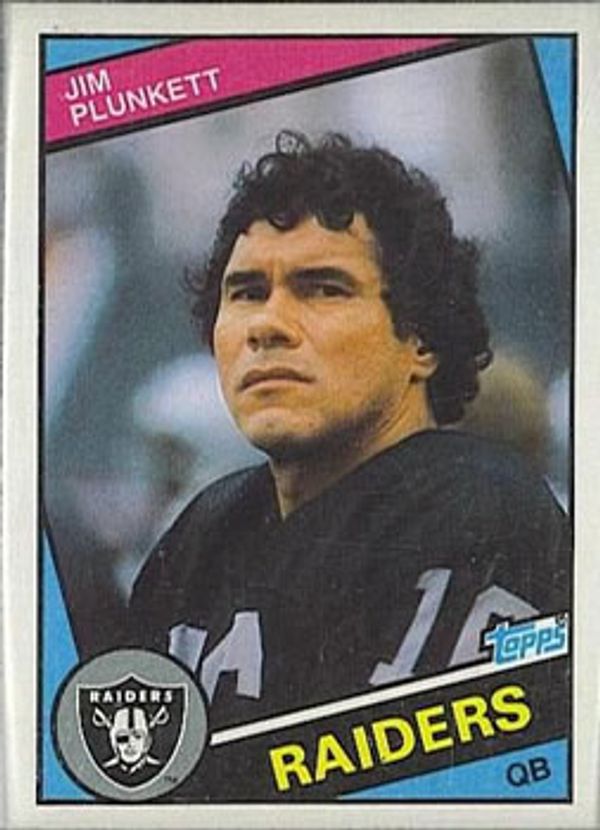 Jim Plunkett 1984 Topps #114