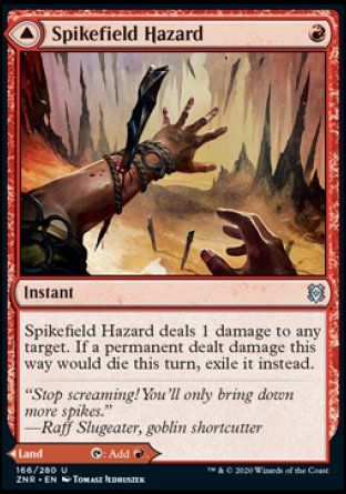 Spikefield Hazard (Zendikar Rising) Trading Card