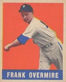 Frank Overmire 1948 Leaf #17 Sports Card