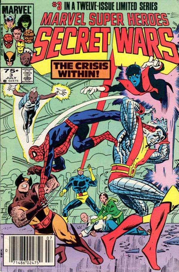 Marvel Super-Heroes Secret Wars #3 (Newsstand Edition)