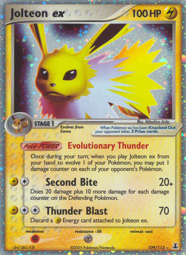 Jolteon ex (109/113) - Delta Species Pokémon Card